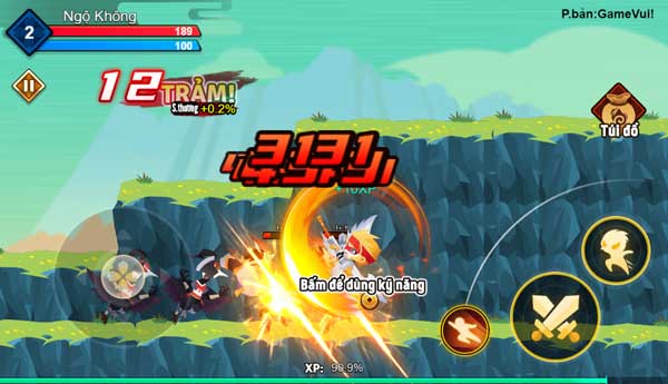 Thu thập thật nhiều vật phẩm để tăng cao sức chiến đấu