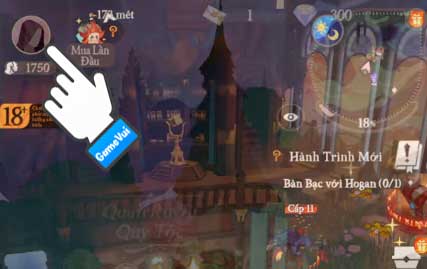 Chạm vào ảnh đại diện