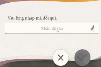 Nhập code