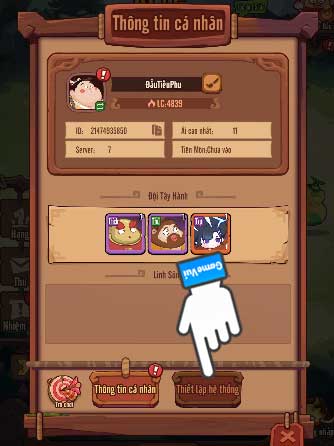 Thiết lập hệ thống