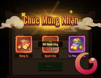 Phần thưởng đổi code