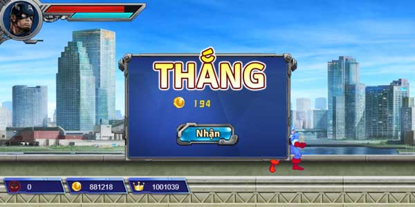 Hoàn thành level thử thách