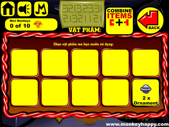 Ghép hoặc sử dụng các vật phẩm.