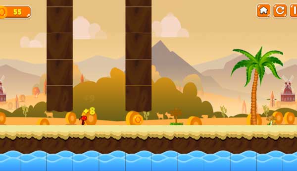 Bấm phím để nhân vật lớn lên hoặc thu nhỏ lại