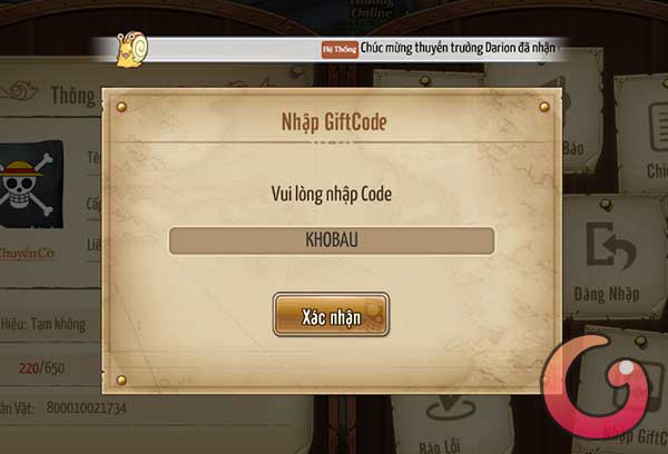 Nhập code