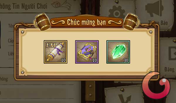 Phần thưởng đổi code