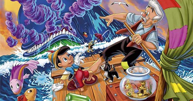 Cha nuôi của Pinocchio là Geppetto đã bị con gì nuốt vào bung?