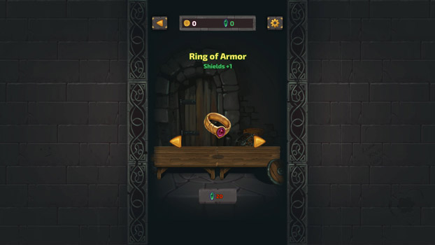 Khám phá nhiều trang bị.