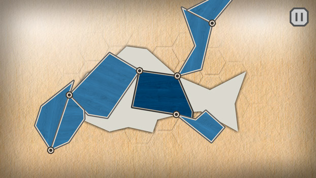 Xoay các mảnh để ghép hình.