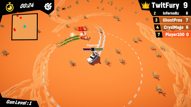 Đánh bại toàn bộ kẻ địch trên đấu trường sa mạc.