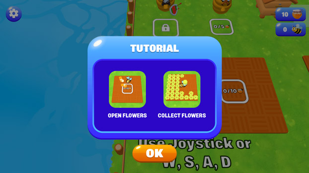 Hướng dẫn ong của bạn làm vườn.