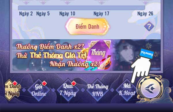 Chọn Mã kích hoạt