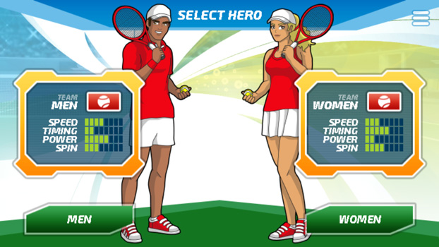 Lựa chọn nhân vật yêu thích.