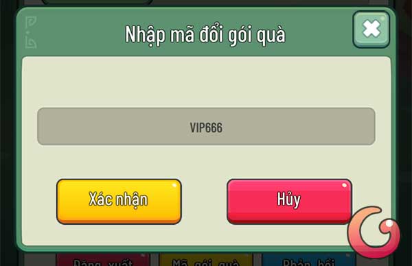 Nhập code