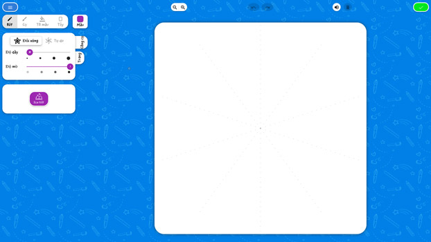 Chơi game Vẽ đối xứng - GameVui.vn