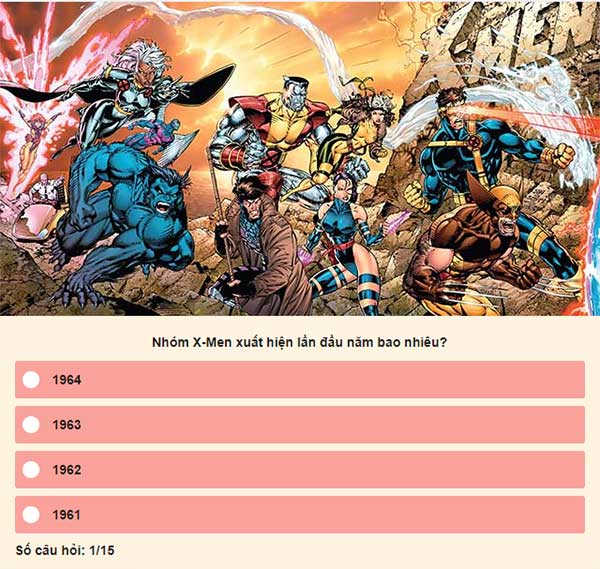 Khám phá thế giới kỳ diệu của nhóm siêu anh hùng X-Men!