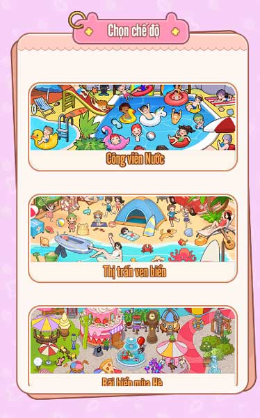 Có 5 mức độ khó để người chơi trải nghiệm