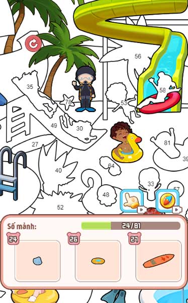 Tìm ra vị trí chính xác của những hình nhỏ