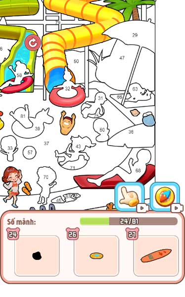 Cuộn chuột để phóng to thu nhỏ ảnh