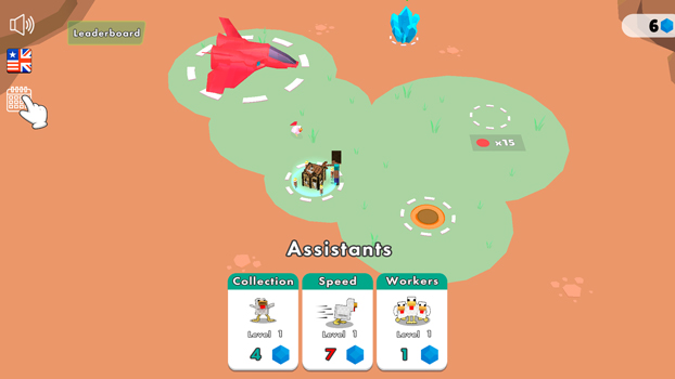 Thuê và nâng cấp đàn gà, chúng sẽ giúp bạn lấy các vật phẩm.