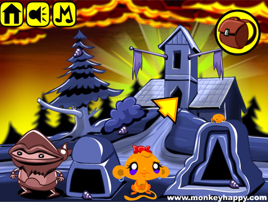 Chơi game Chú khỉ buồn: Tắt đèn điện - GameVui.vn