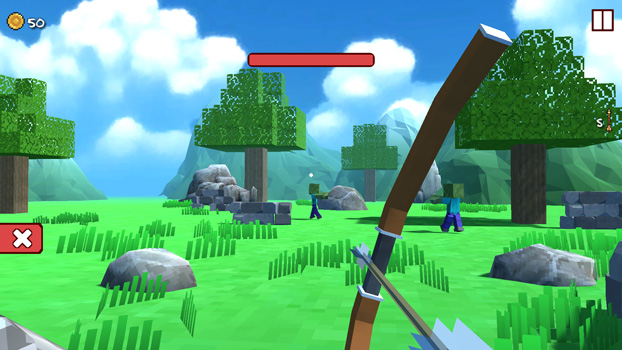 Hạ gục toàn bộ zombies để vượt qua màn chơi.