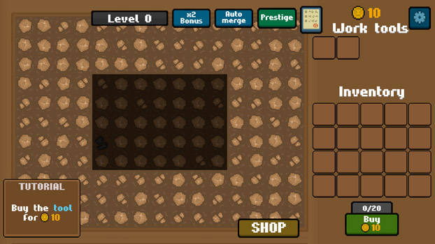 Chơi game Hợp nhất khai thác mỏ - GameVui.vn