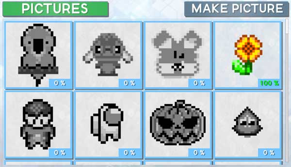 Chơi game Tô màu theo số 3 - GameVui