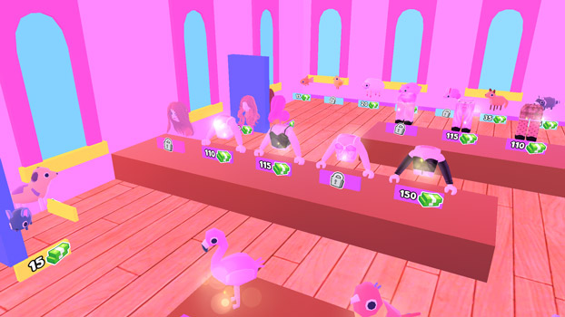 Nhiều trang phục đáng yêu.