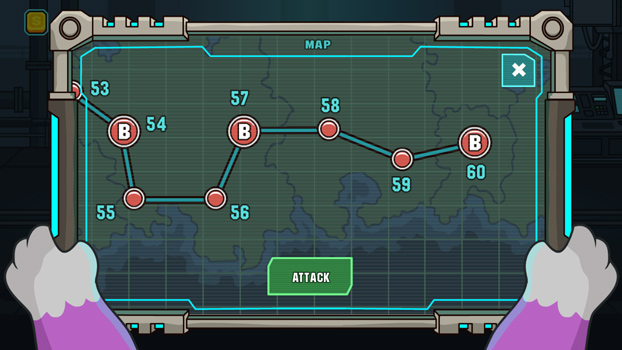 Có tất cả 60 màn chơi với độ khó tăng dần vô cùng thú vị.