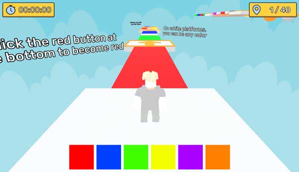 Chơi game Obby đổi màu - GameVui