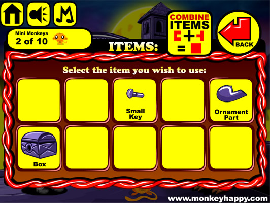 Ghép hoặc sử dụng các vật phẩm.