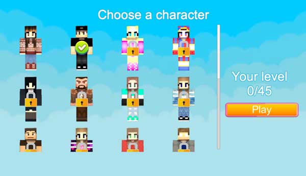 Rất nhiều Skin nhân vật đang chờ người chơi khám phá