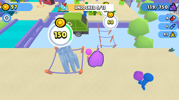 Kiếm tiền xu vàng và mở rộng nhiều khu vực mới.