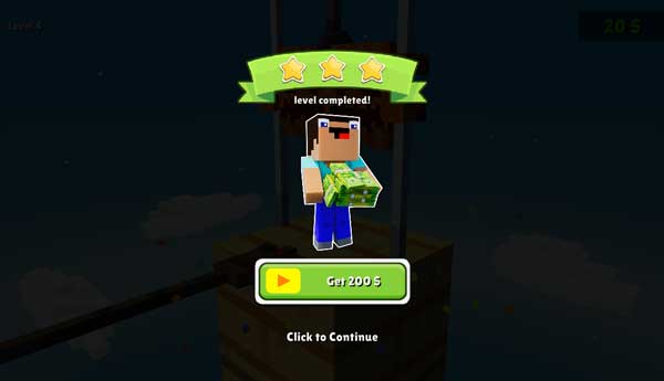 Nhanh tay nhặt lấy hết số tiền để chiến thắng