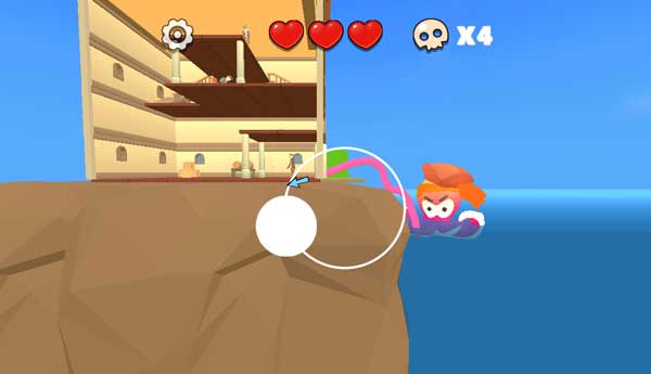 Bấm chuột để điều khiển xúc tu của Kraken