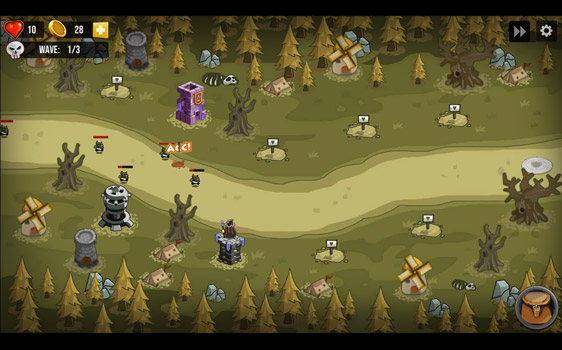 Bảo vệ toà tháp của bạn trước sự tấn công của kẻ thù.