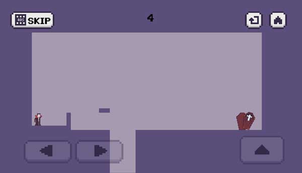 Điều khiển nhân vật Vampire Pixel di chuyển