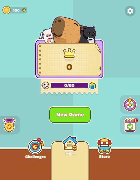 Trò chơi kết hợp, hợp nhất với giao diện xoay quanh các loại Pet dễ thương