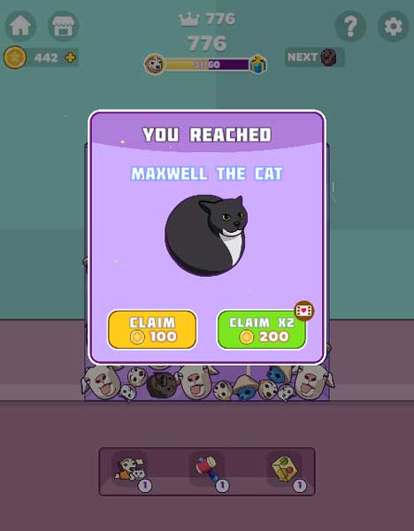 Mở khóa các thành tích theo mốc, và cấp độ cao nhất là hình Capybara