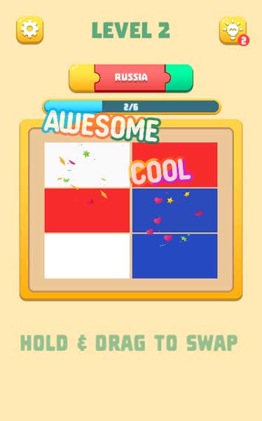 Ghép những mảnh nhỏ vào vị trí phù hợp