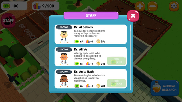 Thuê thêm nhiều bác sĩ và nhân viên.