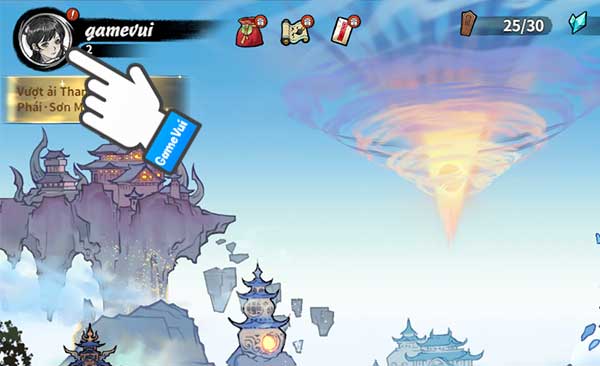 Chạm vào ảnh đại diện