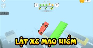 Lật xe mạo hiểm