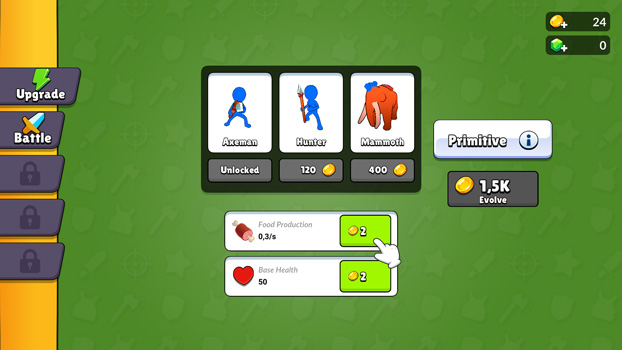 Nâng cấp các chỉ số.