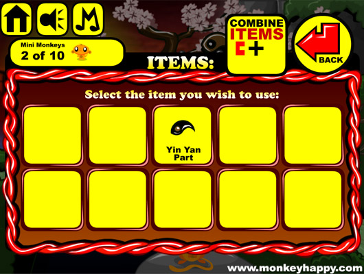 Ghép hoặc sử dụng các vật phẩm.