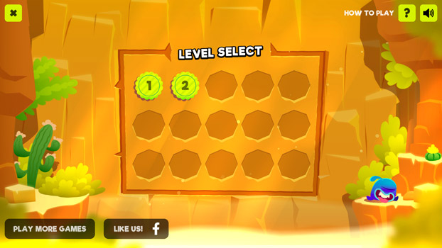 Có nhiều màn chơi với độ khó tăng dần.