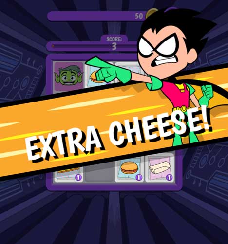 Beast Boy rất yêu thích món Burger