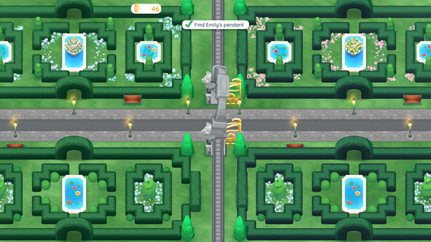 Khám phá toàn bộ khu vườn lung linh.