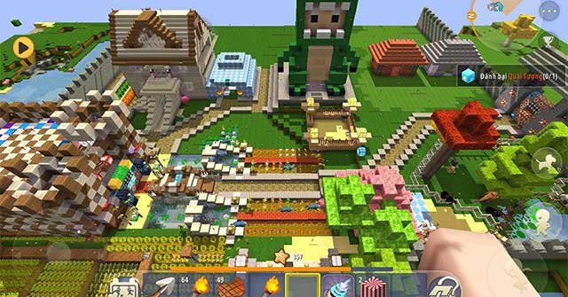 Đâu không phải yếu tố tạo nên bản đồ hoàn chỉnh trong game Mini World Block Art?